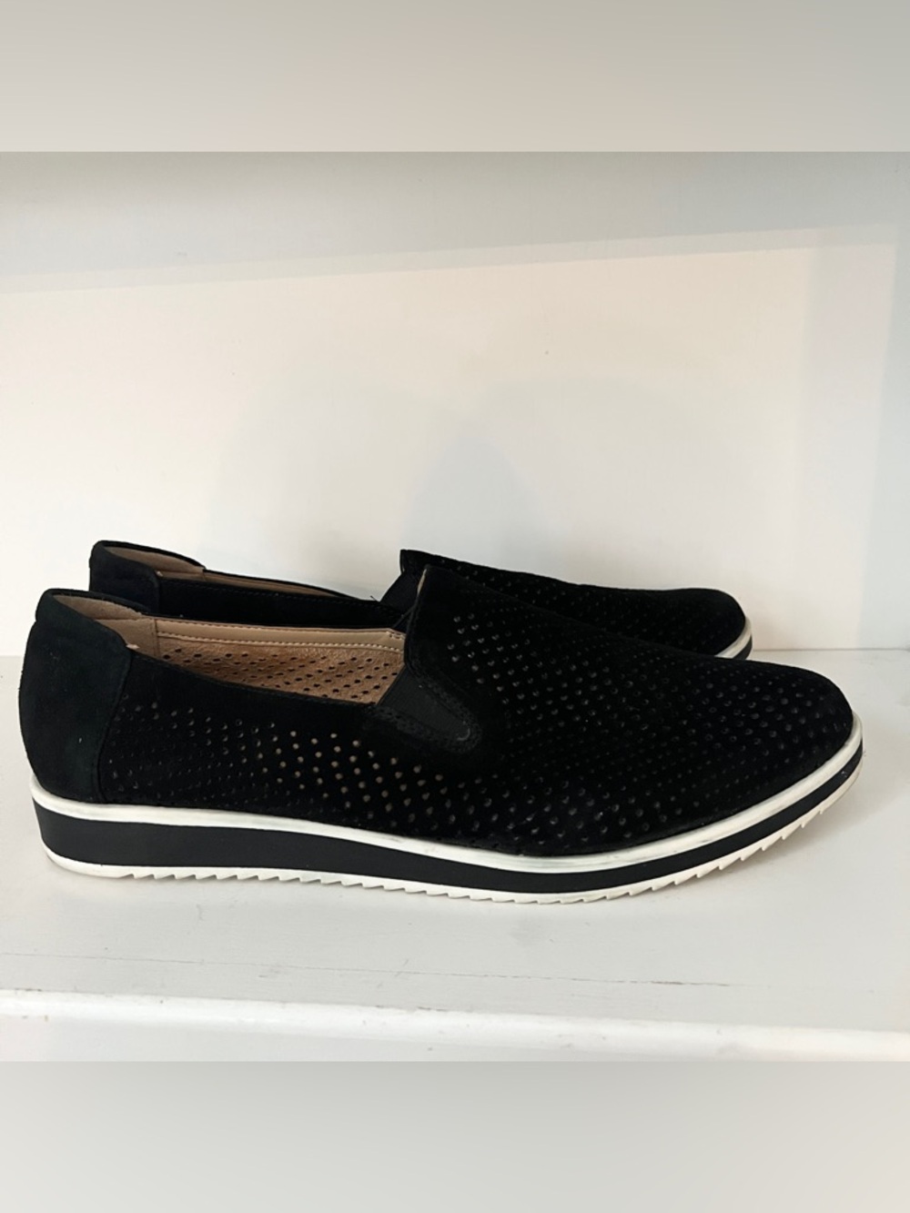 Naturalizer Bonnie Slip On Loafer Casual Shoes  Size 11 Black